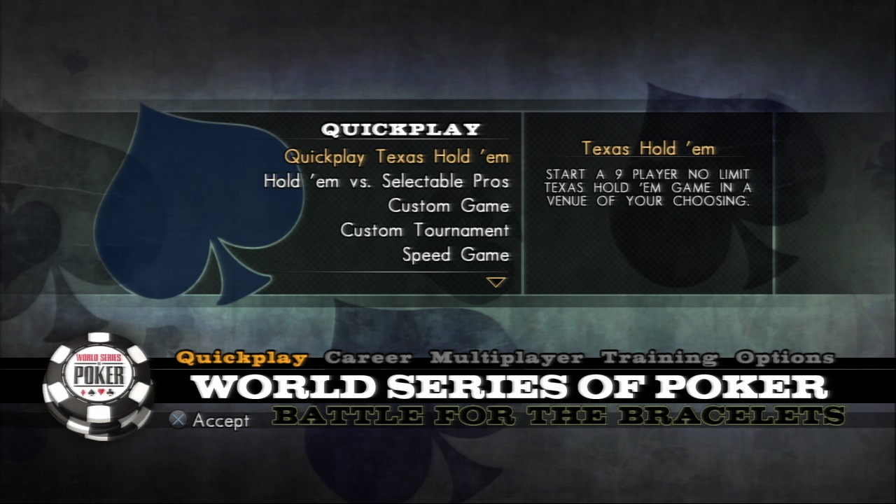 Pantallazo de World Series of Poker 2008: Battle For The Bracelets para PlayStation 3