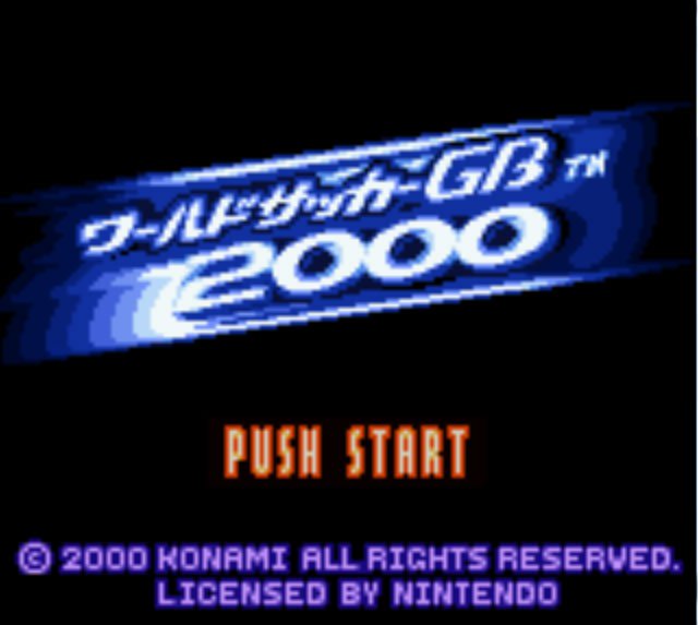 Pantallazo de World Soccer GB 2000 para Game Boy Color