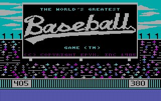 Pantallazo de World's Greatest Baseball Game, The para PC