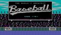 Pantallazo nº 62070 de World's Greatest Baseball Game, The (320 x 200)