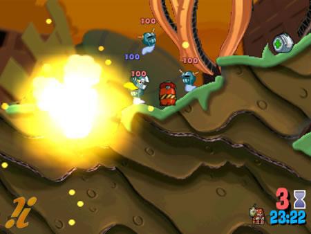 Pantallazo de Worms: A Space Oddity para Wii