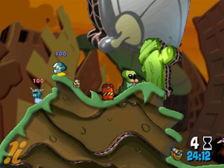 Pantallazo de Worms: A Space Oddity para Wii