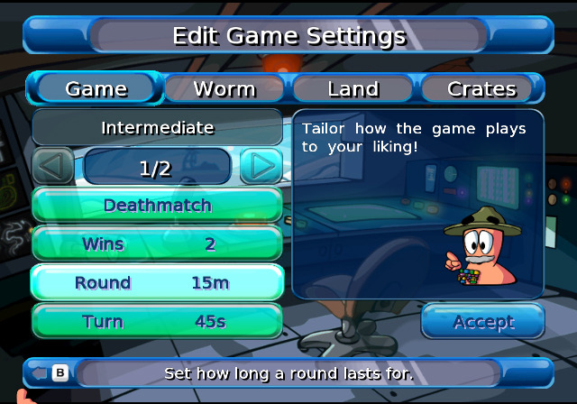 Pantallazo de Worms: Battle Islands (Wii Ware) para Wii