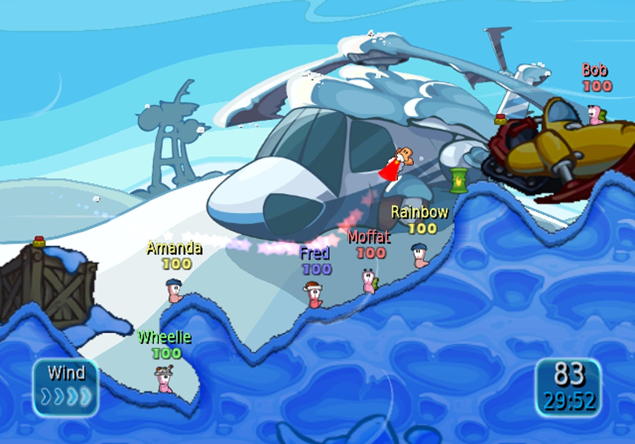 Pantallazo de Worms: Battle Islands (Wii Ware) para Wii