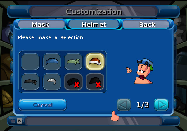 Pantallazo de Worms: Battle Islands (Wii Ware) para Wii