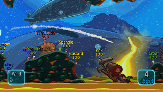 Pantallazo de Worms: Battle Islands (Wii Ware) para Wii