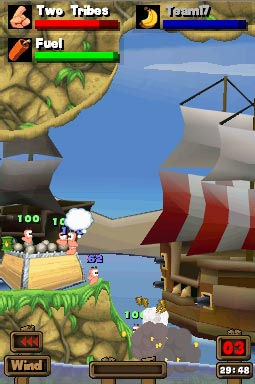 Pantallazo de Worms: Open Warfare 2 para Nintendo DS