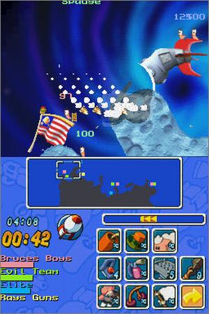 Pantallazo de Worms: Open Warfare para Nintendo DS