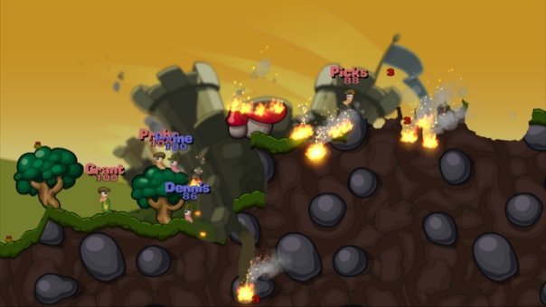 Pantallazo de Worms 2: Armageddon (Xbox Live Arcade) para Xbox 360