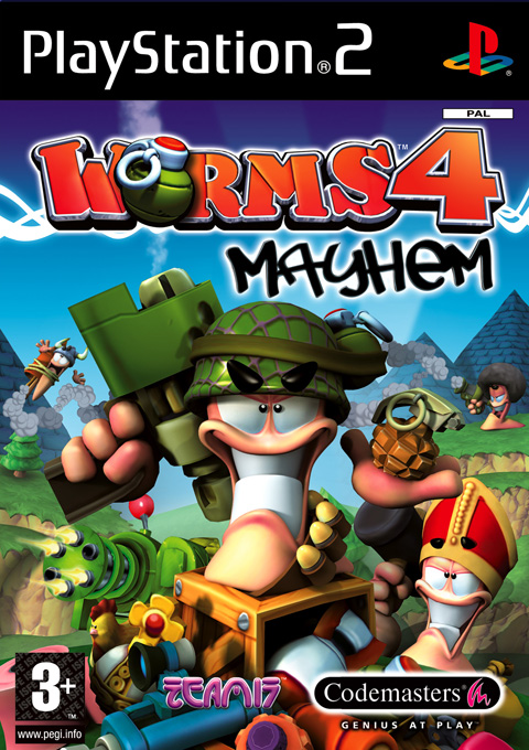 Caratula de Worms 4: Mayhem para PlayStation 2