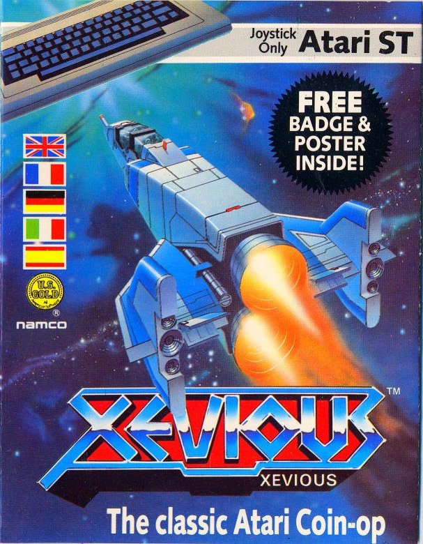 Caratula de Xevious para Atari ST