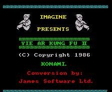 Pantallazo de Yie Ar Kung Fu 2 para Spectrum