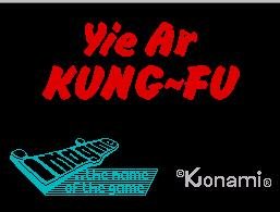 Pantallazo de Yie Ar Kung Fu para Spectrum