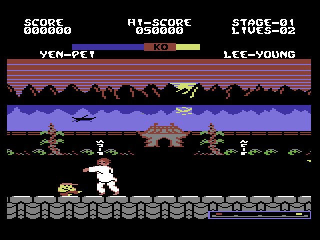 Pantallazo de Yie Ar Kung-Fu II para Commodore 64