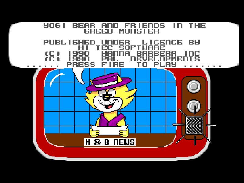 Pantallazo de Yogi Bear & Friends in the Greed Monster para Amiga