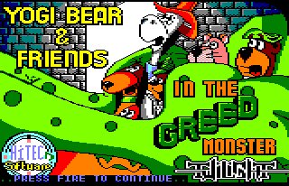 Pantallazo de Yogi Bear And Friends para Amstrad CPC