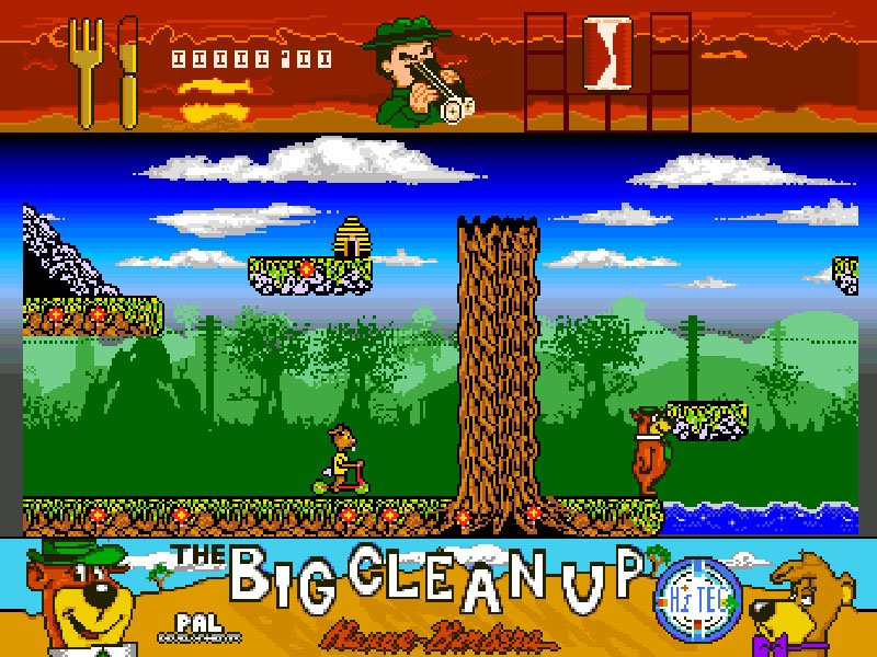 Pantallazo de Yogi's Big Clean Up para Amiga