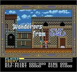 Pantallazo de Ys III: Wanderers from Ys para Super Nintendo