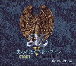 Pantallazo de Ys V: Ushinawareta Sunano Miyako Kefin (Japonés) para Super Nintendo
