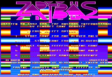 Pantallazo de Zap't'balls, The Advanced Edition para Amstrad CPC