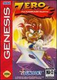 Caratula de Zero the Kamikaze Squirrel para Sega Megadrive