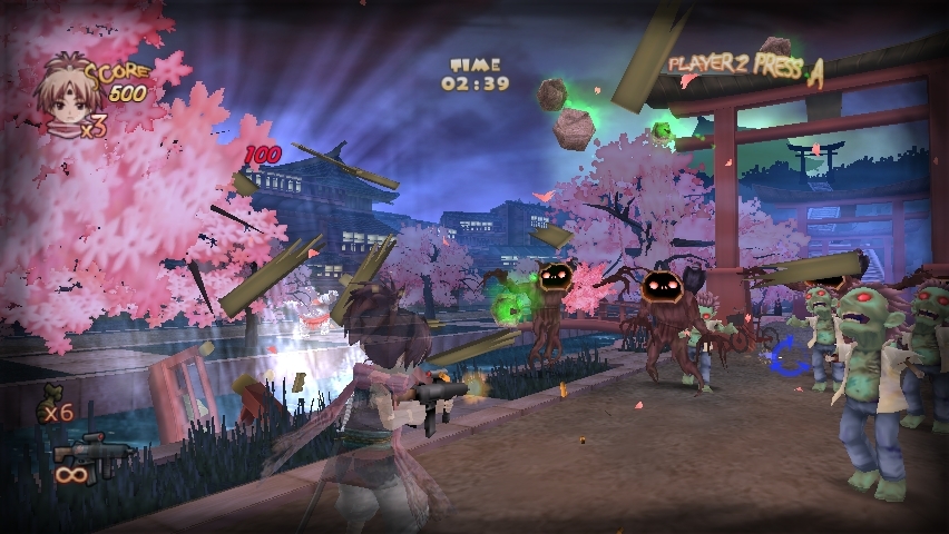 Pantallazo de Zombie Panic in Wonderland (Wii Ware) para Wii