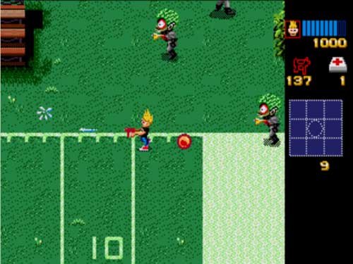 Pantallazo de Zombies Ate My Neighbors para Sega Megadrive