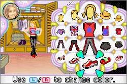 Pantallazo de mary-kateandashley: Girl's Night Out para Game Boy Advance
