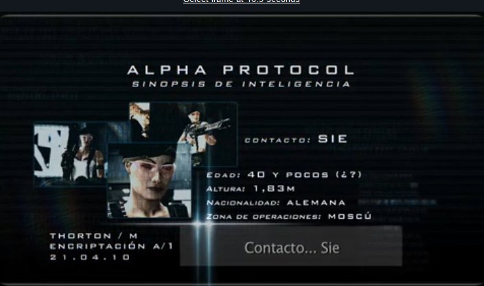 Vídeo de Alpha Protocol