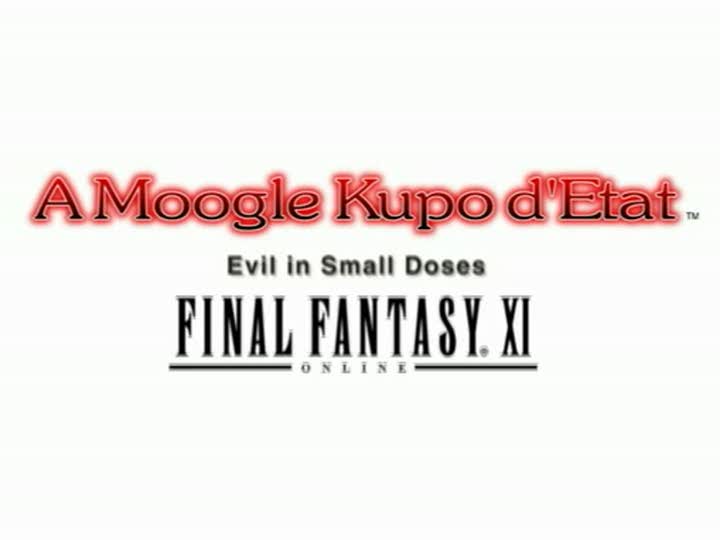 Vídeo de Final Fantasy XI Online: A Moogle Kupo d Etat