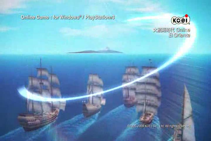 Vídeo de Uncharted Waters Online: La Frontera (Japonés)