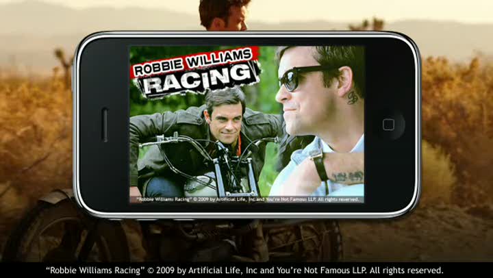 Vídeo de Robbie Williams Racing