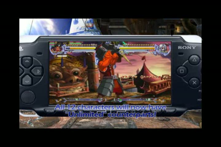 Vídeo de BlazBlue: Calamity Trigger Portable