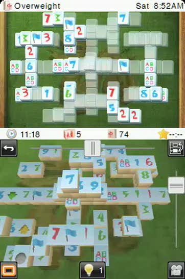 Vídeo de 3D Mahjong (Dsi Ware)